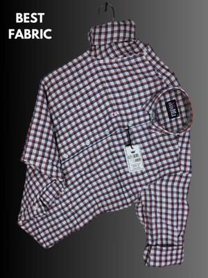 Marc Laurent Men Checkered Casual Multicolor Shirt