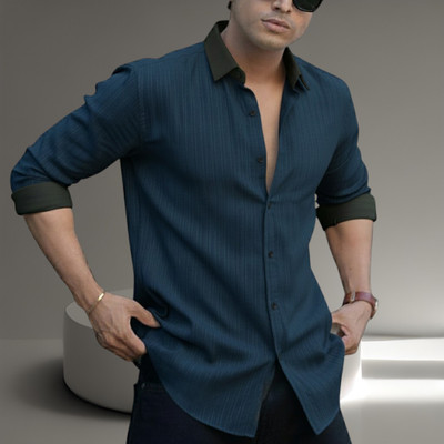 Lolar Men Solid Casual Multicolor Shirt