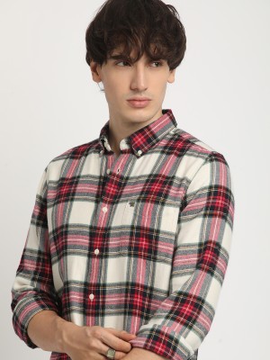 THE BEAR HOUSE Men Checkered Casual Multicolor Shirt