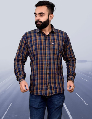 VK WINTER WEAR Men Striped Casual Multicolor Shirt