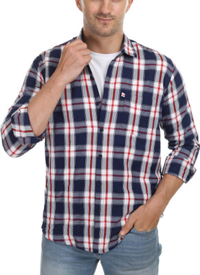 Marc Laurent Men Checkered Casual Multicolor Shirt