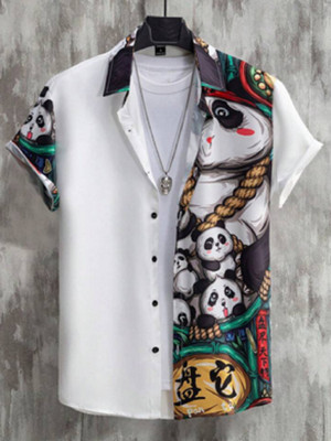 SHIVAY FAB Men Printed Casual Multicolor Shirt