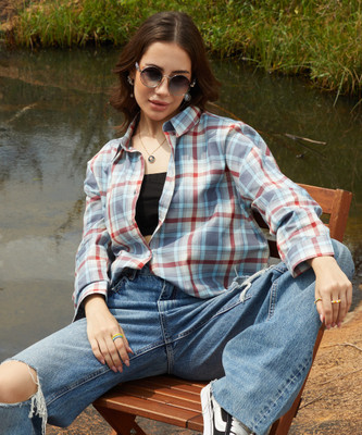 CAMPUS SUTRA Women Printed Casual Multicolor Shirt