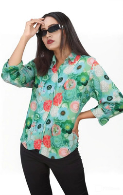 G-KA Women Printed Casual Multicolor Shirt