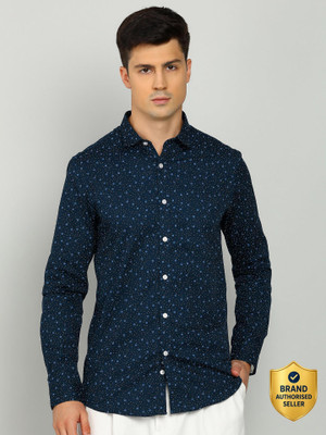 Allen Solly Men Printed Casual Blue Shirt