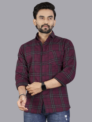 METRONAUT Men Checkered Casual Multicolor Shirt