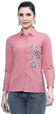 Manoj kanjoiya Women Self Design Casual Multicolor Shirt