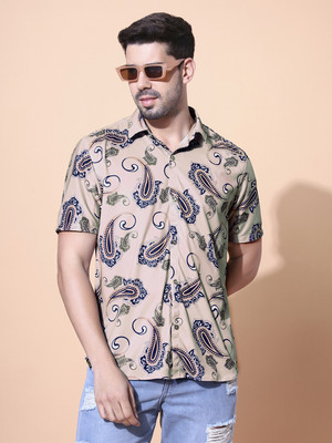 Fesner Men Printed Casual Multicolor Shirt