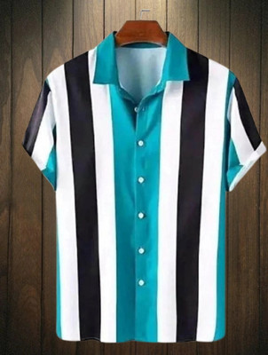 iCome Men Striped Casual Multicolor Shirt