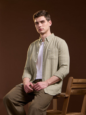 THE BEAR HOUSE Men Checkered Casual Multicolor Shirt