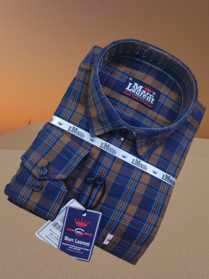 Marc Laurent Men Checkered Casual Multicolor Shirt