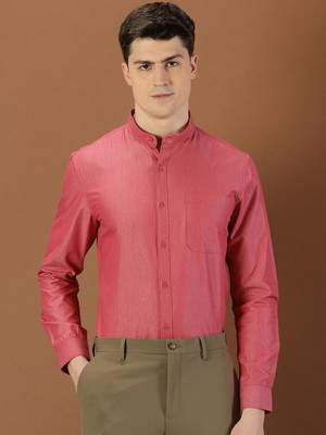 INVICTUS Men Printed Formal Red Shirt