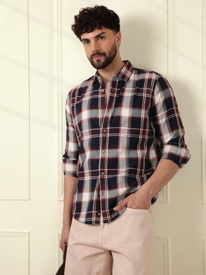 WROGN Men Checkered Casual Multicolor Shirt
