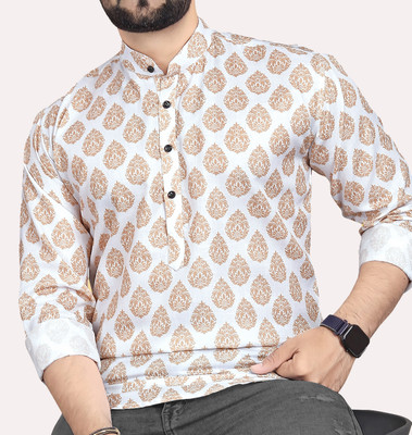 Varidashi Men Printed Casual Multicolor Shirt