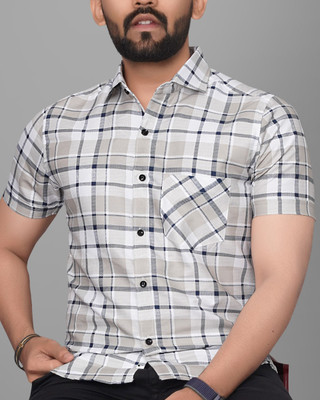 METRONAUT Men Checkered Casual Multicolor Shirt