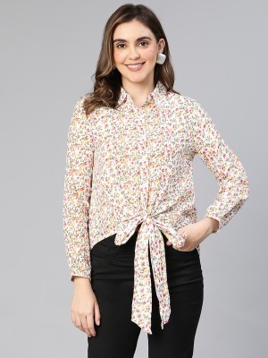 OXOLLOXO Women Printed Casual Multicolor Shirt