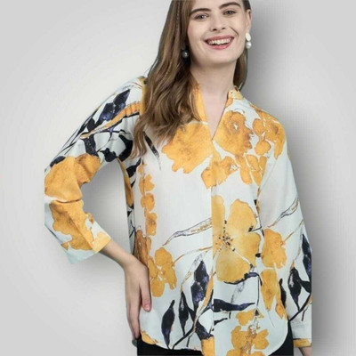 KALLAXI Women Solid Casual Multicolor Shirt
