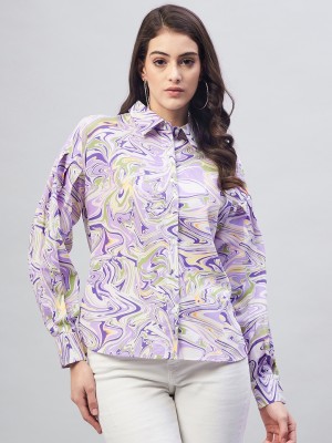 RARE Women Printed Casual Multicolor Shirt