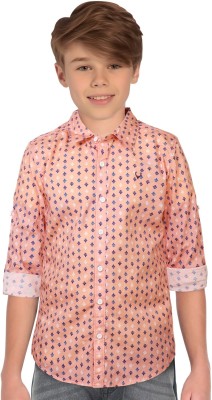 Allen Solly Boys Printed Casual Multicolor Shirt