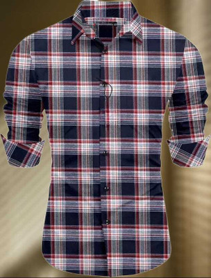 Pribha Fashion Men Checkered Casual Multicolor Shirt
