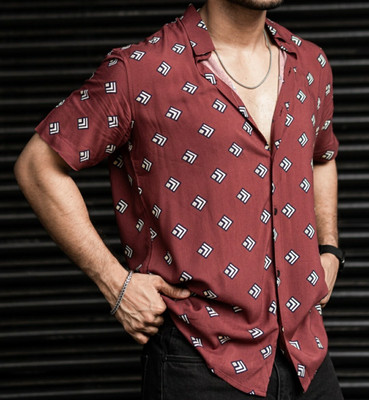 ristey Men Color Block Casual Multicolor Shirt