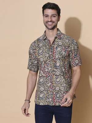 Moshi Men Printed Casual Multicolor Shirt