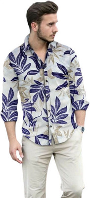 The style grove Men Printed Casual Multicolor Shirt