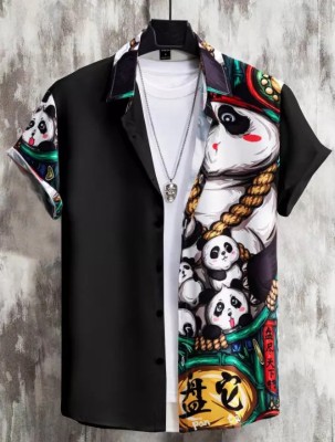 lectose Men Printed Casual Multicolor Shirt