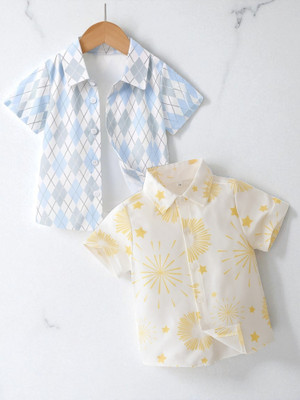 Sparrow ENTERPRISE Boys Printed Casual Multicolor Shirt