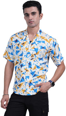LOOM FASHION Men Geometric Print Casual Multicolor Shirt