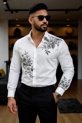 COOL BOY Men Printed Casual Multicolor Shirt