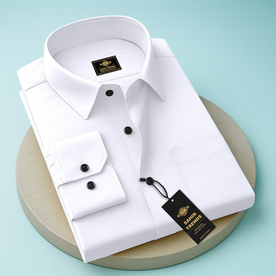 SAHIN TRENDS Men Solid Casual White Shirt