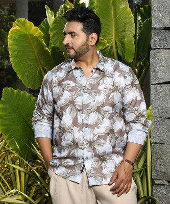 Instafab Plus Men Printed Casual Multicolor Shirt
