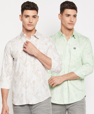 First Krush Men Printed Casual Multicolor Shirt(Pack of 2)