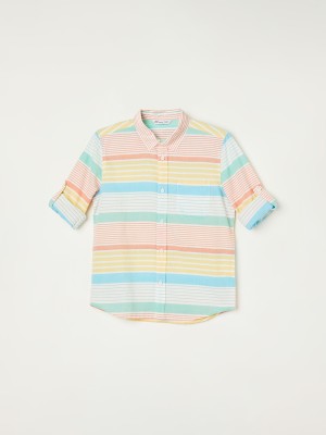 Fame Forever by Lifestyle Boys Solid Casual Multicolor Shirt