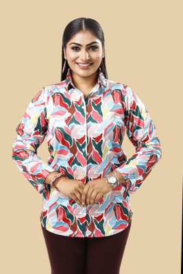 Marmic Fab Women Printed Casual Multicolor Shirt