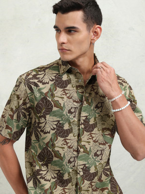 HIGHLANDER Men Printed Casual Multicolor Shirt