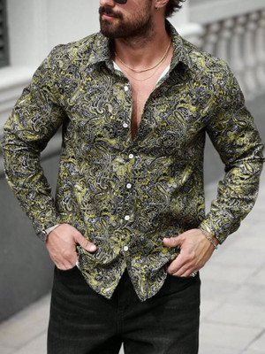 Kizyoo Men Printed Casual Multicolor Shirt