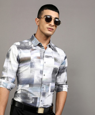 HIGHLANDER Men Printed Casual Multicolor Shirt