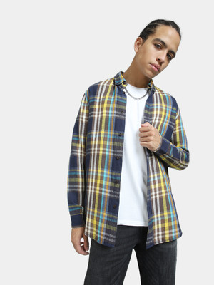 JACK & JONES Men Checkered Casual Multicolor Shirt