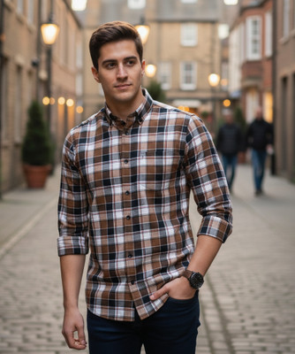 Bloviate Men Printed Casual Multicolor Shirt