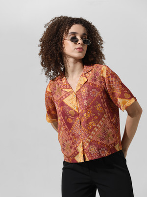 ONLY Women Printed Casual Multicolor Shirt