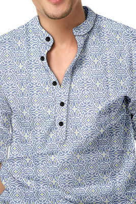 Stellalifestyle Men Solid Casual Grey, White, Light Blue Shirt