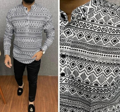 Vilantra Fashion Men Printed Casual Multicolor Shirt