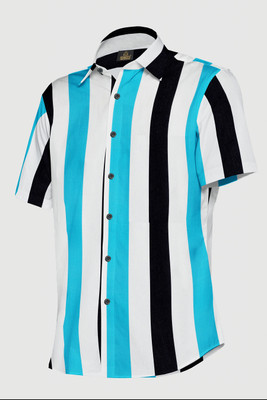 SpareMe Men Striped Casual Multicolor Shirt