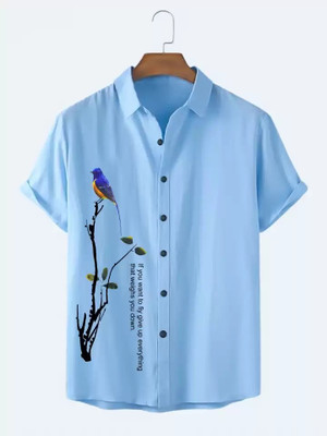 Floura Men Graphic Print Casual Multicolor Shirt