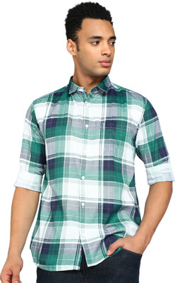Kolor Fusion Men Checkered Casual Multicolor Shirt