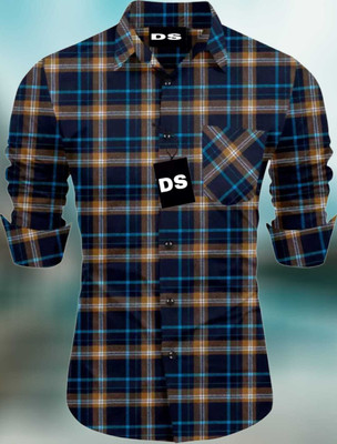 Studur Fashion Men Checkered Casual Multicolor Shirt