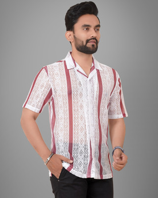 METRONAUT Men Striped Casual Multicolor Shirt