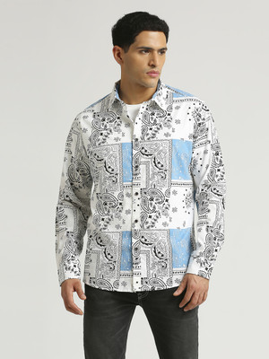 Pepe Jeans Men Printed Casual Multicolor Shirt